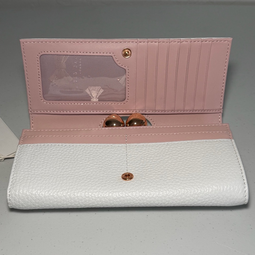NWT Ted Baker Muscovy Bobble Matinee Textured Leather Wallet - Picture 8 of 10